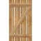 Ekena Millwork Spaced Board-n-Batten Shutters w/Z-Bar, Rough Sawn Western Red Cedar, 23W x 41H, PR RBS06Z23X041RWR - alternate 2